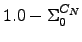 $ 1.0-\Sigma _{0}^{C_N}$