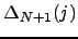 $ \Delta_{N+1}(j)$