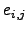 $ e_{i,j}$