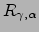 $ R_{\gamma,\alpha}$