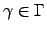 $ \gamma\in\Gamma$